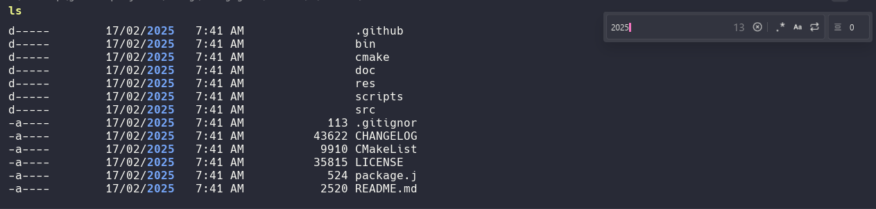 Warp block-based output with regex filter applied